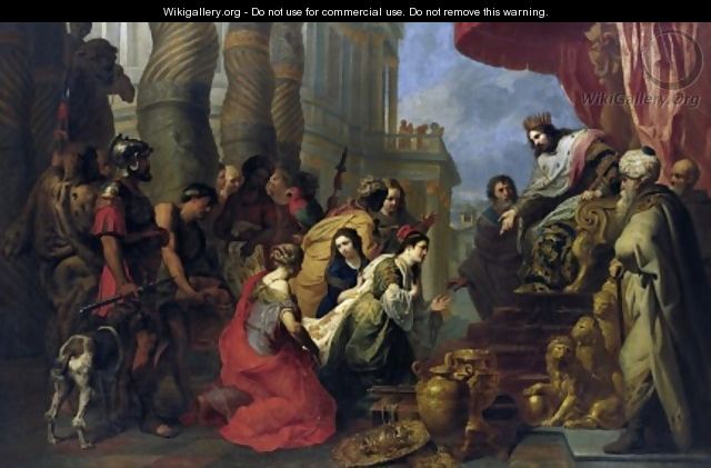 The Meeting of King Solomon and the Queen of Sheba - Erasmus II Quellin (Quellinus)