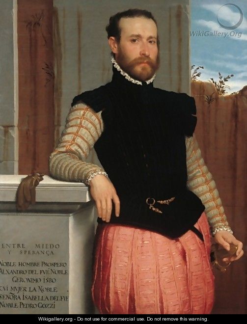 Portrait of Prospero Alessandri 1560 2 - Giovanni Battista Moroni