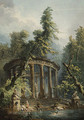 The Bathing Pool - Hubert Robert