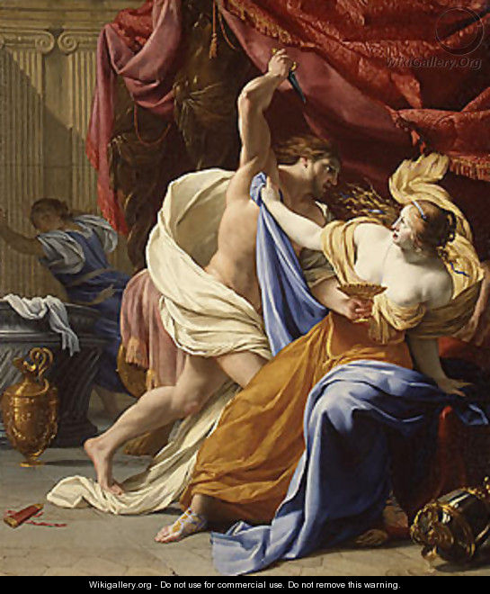 The Rape of Tamar probably ca 1640 - Eustache Le Sueur