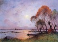 Sunset onthe Grande Briere 1926 - Ferdinand Loyen Du Puigaudeau