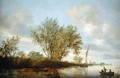 River Landscape 1645 - Salomon van Ruysdael
