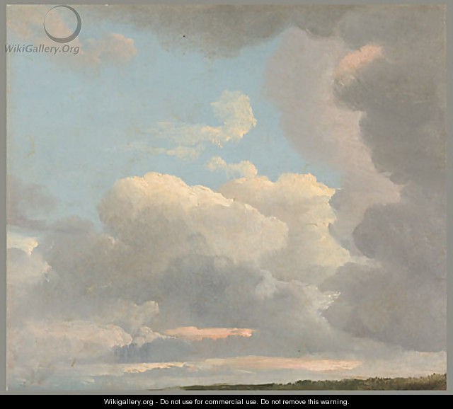 Study of Clouds ca 1800 - Simon-Joseph-Alexandre-Clement Denis