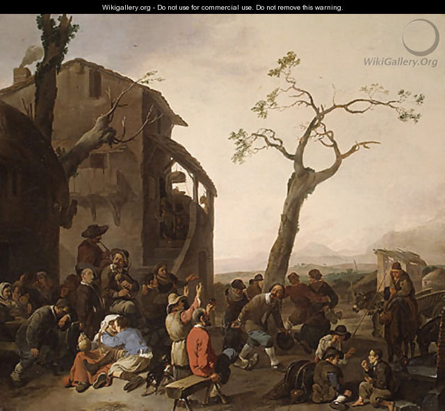Peasants Dancing 1651 - Johannes Lingelbach