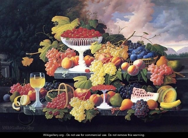 Still Life with Fruit Date unknown 2 - Severin Roesen