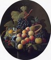 Still Life with Fruit and Wine Glass Date unknown 2 - Severin Roesen