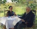 Tea on the Porch 1890 - Willard Leroy Metcalf