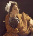 Portrait of a Young Woman as a Sibyl 1620 - Orazio Gentileschi