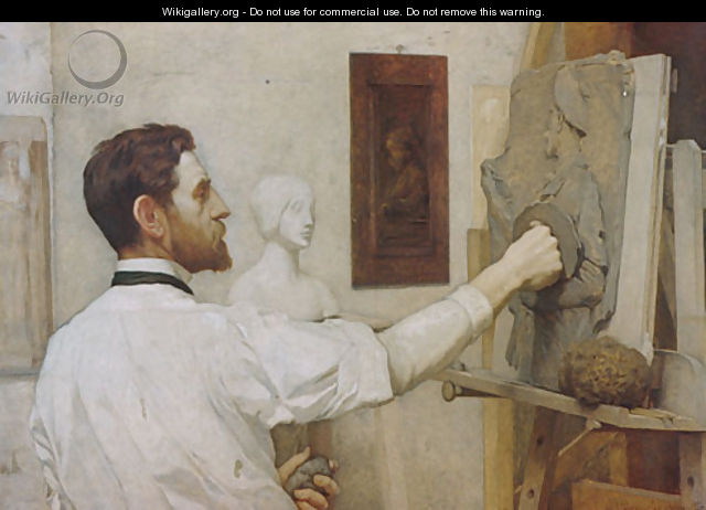 Augustus Saint Gaudens 1887 this replica 1908 - Kenyon Cox