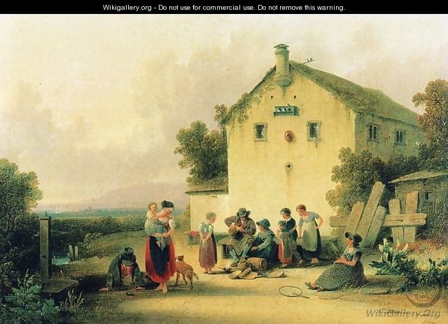 The Traveling Tinker 1843 - Joshua Shaw