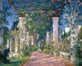 Pergola at the Hotel Samarkand Santa Barbara - Colin Campbell Cooper