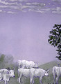 Landscape with Cows - Arthur Bowen Davies