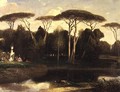 The Villa Doria Pamphili Rome - Alexandre Gabriel Decamps