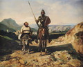 Don Quixote and Sancho - Alexandre Gabriel Decamps