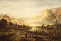 Landscape at Sunset - Aert van der Neer