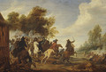 A Cavalry Engagement - Adam Frans van der Meulen