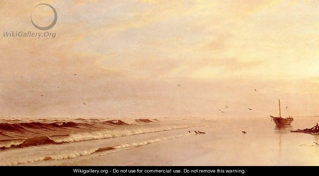 On the Shore 1871 - William Trost Richards