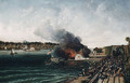 Burning of the Sidewheeler Henry Clay 1854 - Anonymous Artist