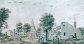 Brooklyn, Long Island (View of the Village Green) 1778 - Anonymous Artist