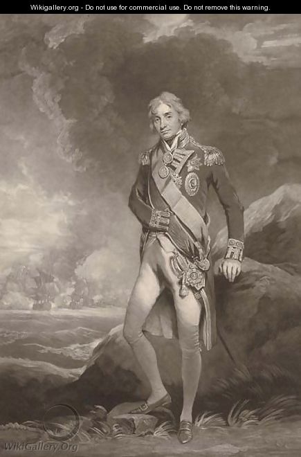 Admiral Lord Nelson, by C. Turner - John Hoppner