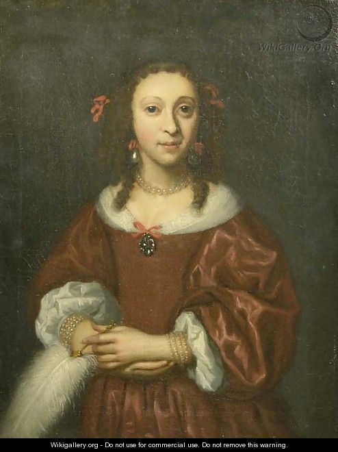 Portrait of a lady - (after) Isaac Luttichuys