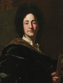 Portrait of the artist - (after) Hyacinthe Rigaud