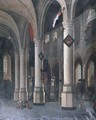 The interior of the New Church in Delft with the Tomb of William the Silent - Hendrick Van Vliet