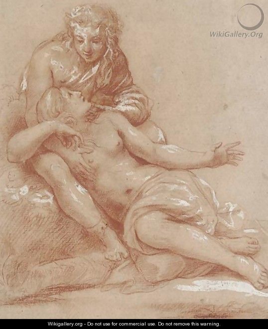 Venus and Adonis - Giulio Romano (Orbetto)