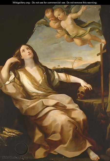 The Penitent Magdalene - (after) Guido Reni
