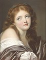 Portrait of a girl - (after) Jean Baptiste Greuze