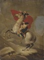 Napolean Bonaparte crossing the Alps by the Great Saint Bernard Pass- 1800 - Jacques Louis David