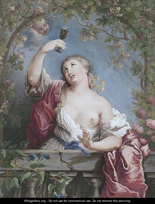An allegory of virtue - Jean-Honore Fragonard