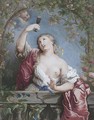 An allegory of virtue - Jean-Honore Fragonard