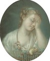 A young girl mourning - Jean Baptiste Greuze