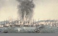 The bombardment and capture of St. Jean D'Acre on the coast of Syria, by R.G. and A.W. Reeve (one illustrated) - Claude Oscar Monet