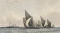 The arrival at Erith of the winning spritsail barges in the Fifth Annual Sailing Barge Match - (after) Joshua Taylor