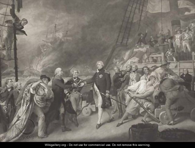 The victory of Lord Duncan, by James Ward - John Singleton Copley