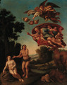 The Expulsion from the Garden of Eden - (after) Domenichino (Domenico Zampieri)