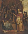 The poultry seller - (after) Gabriel Metsu