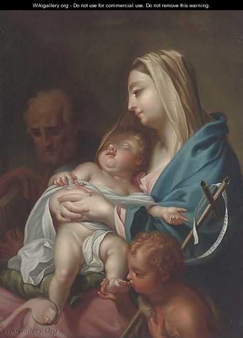 The Holy Family - (after) Francesco Trevisani