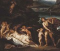 Venus and Adonis - (after) Francesco Albani