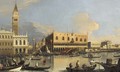 The Molo, the Doge's Palace and the Piazzetta, Venice, from the Bacino - (Giovanni Antonio Canal) Canaletto