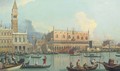 The Molo and the Palazzo Ducale, Venice - (Giovanni Antonio Canal) Canaletto