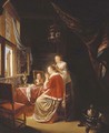 The morning toilet - (after) Gerrit Dou