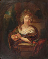 Portrait of a girl - (after) Adriaen Van Der Werff