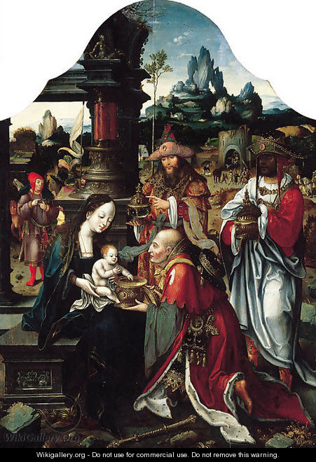 The Adoration of the Magi - (after) Jan Van Dornicke