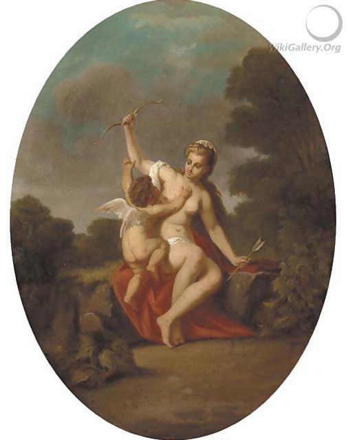 Venus disarming Cupid - Jean-Antoine Watteau