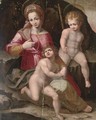 The Madonna and Child with the Infant Saint John the Baptist - Andrea Del Sarto
