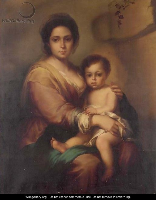 The Virgin and Child - Bartolome Esteban Murillo