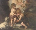 The Christ Child and the Infant Saint John the Baptist - Bartolome Esteban Murillo